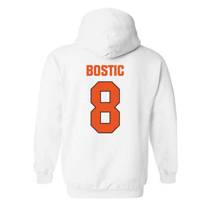 BGSU - NCAA Football : JayQuan Bostic - Classic Shersey Hooded Sweatshirt-1