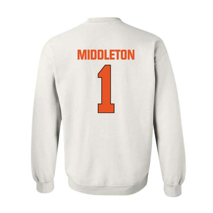 BGSU - NCAA Football : Allen Middleton - Classic Shersey Crewneck Sweatshirt-1
