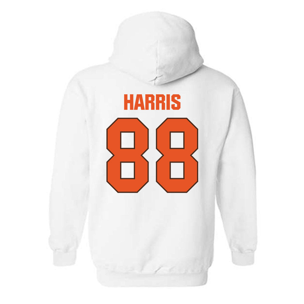 BGSU - NCAA Football : Jacob Harris - Classic Shersey Hooded Sweatshirt-1