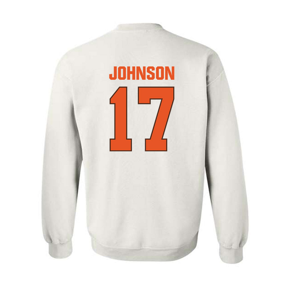 BGSU - NCAA Football : Trey Johnson - Classic Shersey Crewneck Sweatshirt-1