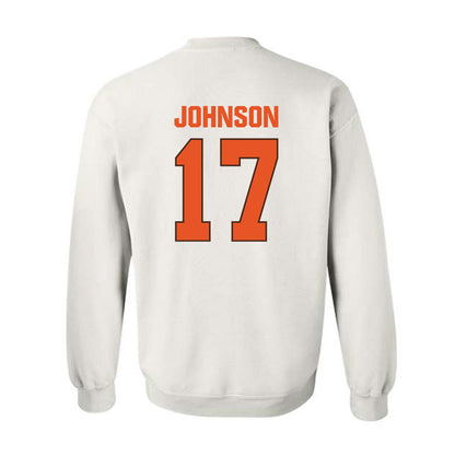 BGSU - NCAA Football : Trey Johnson - Classic Shersey Crewneck Sweatshirt-1