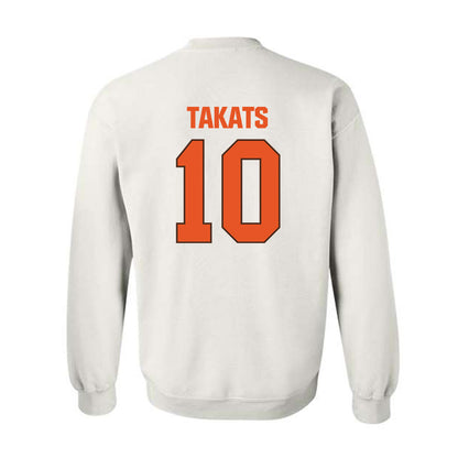 BGSU - NCAA Baseball : TJ Takats - Classic Shersey Crewneck Sweatshirt-1