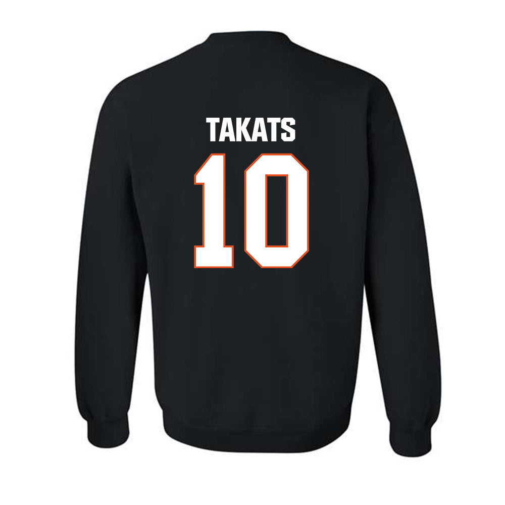 BGSU - NCAA Baseball : TJ Takats - Classic Shersey Crewneck Sweatshirt-1