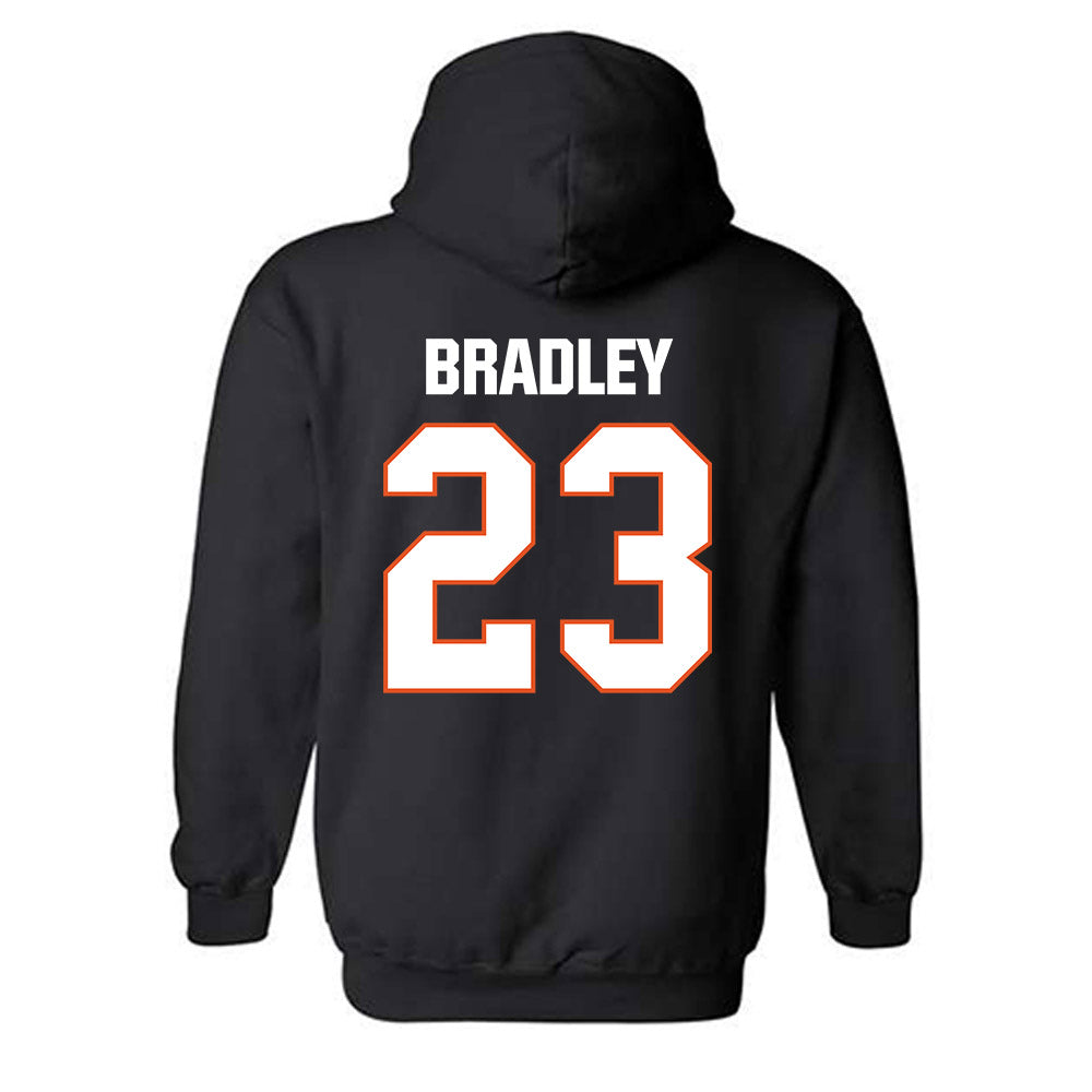 BGSU - NCAA Football : Myles Bradley - Classic Shersey Hooded Sweatshirt-1