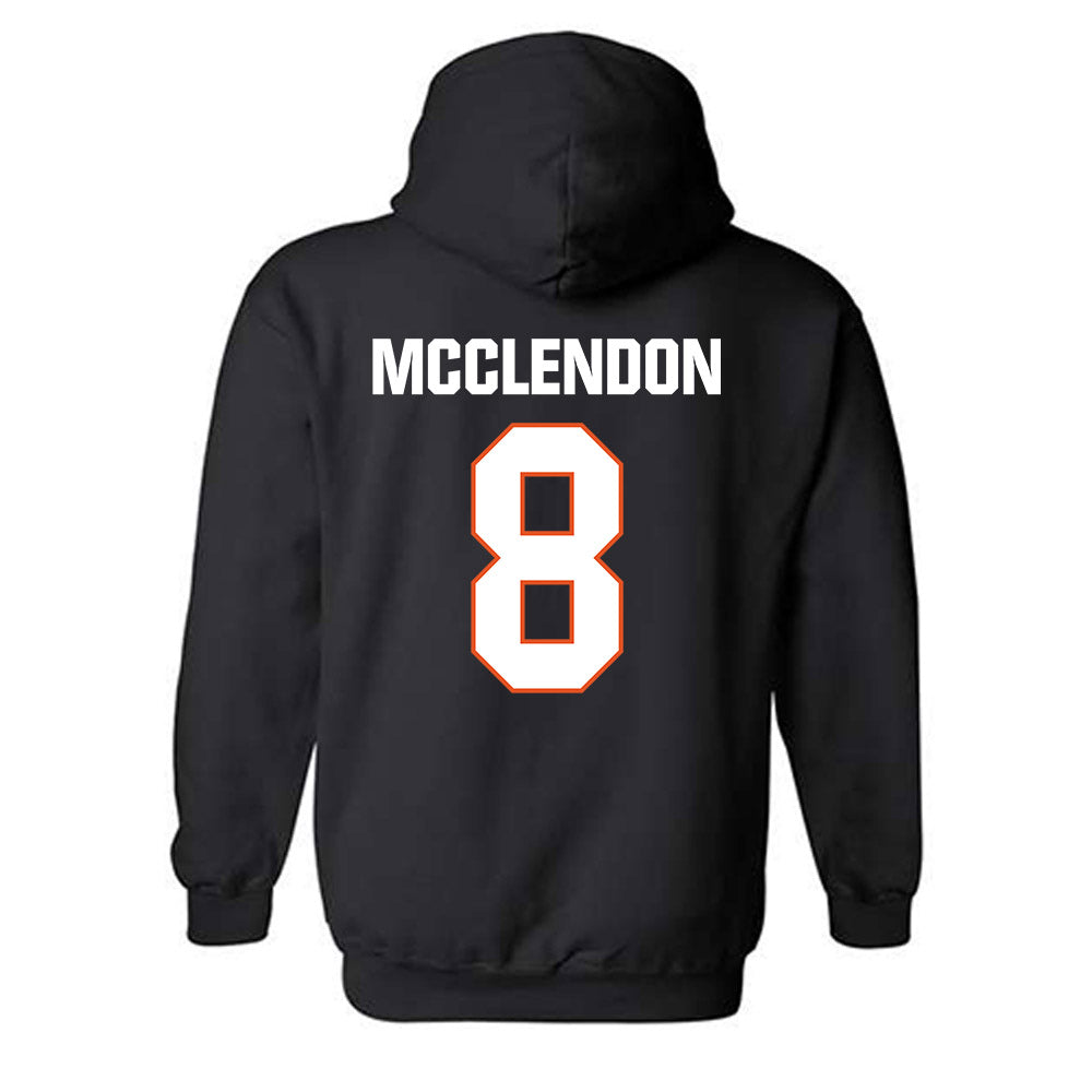 BGSU - NCAA Football : Jalen McClendon - Classic Shersey Hooded Sweatshirt-1