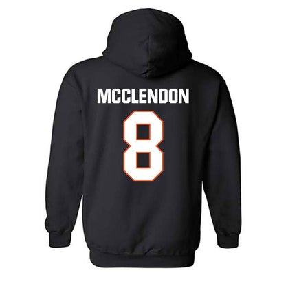 BGSU - NCAA Football : Jalen McClendon - Classic Shersey Hooded Sweatshirt-1