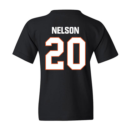BGSU - NCAA Football : TJ Nelson - Classic Shersey Youth T-Shirt-1
