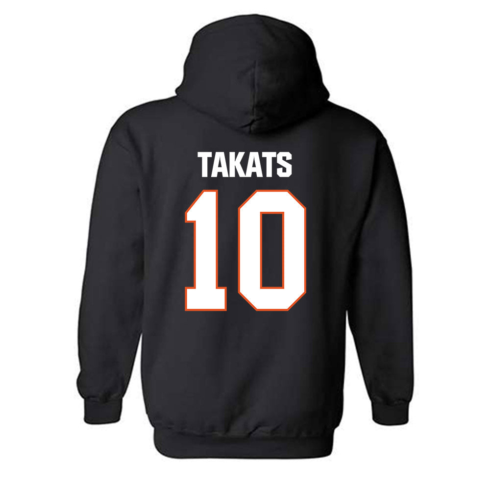 BGSU - NCAA Baseball : TJ Takats - Classic Shersey Hooded Sweatshirt-1