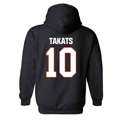 BGSU - NCAA Baseball : TJ Takats - Classic Shersey Hooded Sweatshirt-1