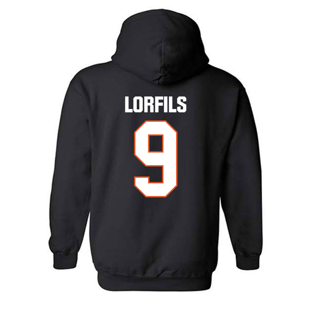 BGSU - NCAA Football : Darius Lorfils - Classic Shersey Hooded Sweatshirt-1
