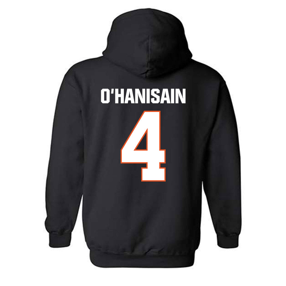 BGSU - NCAA Men's Ice Hockey : Nick O'Hanisain - Classic Shersey Hooded Sweatshirt-1
