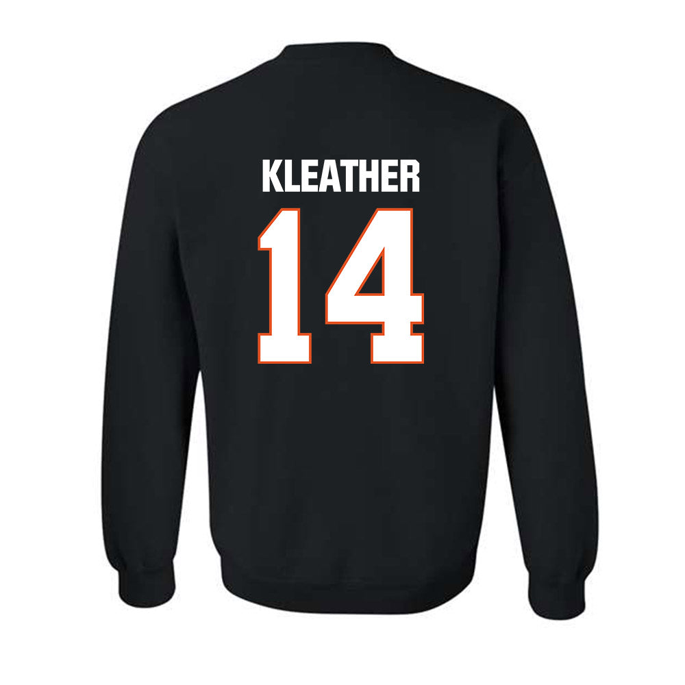 BGSU - NCAA Football : Jackson Kleather - Classic Shersey Crewneck Sweatshirt-1