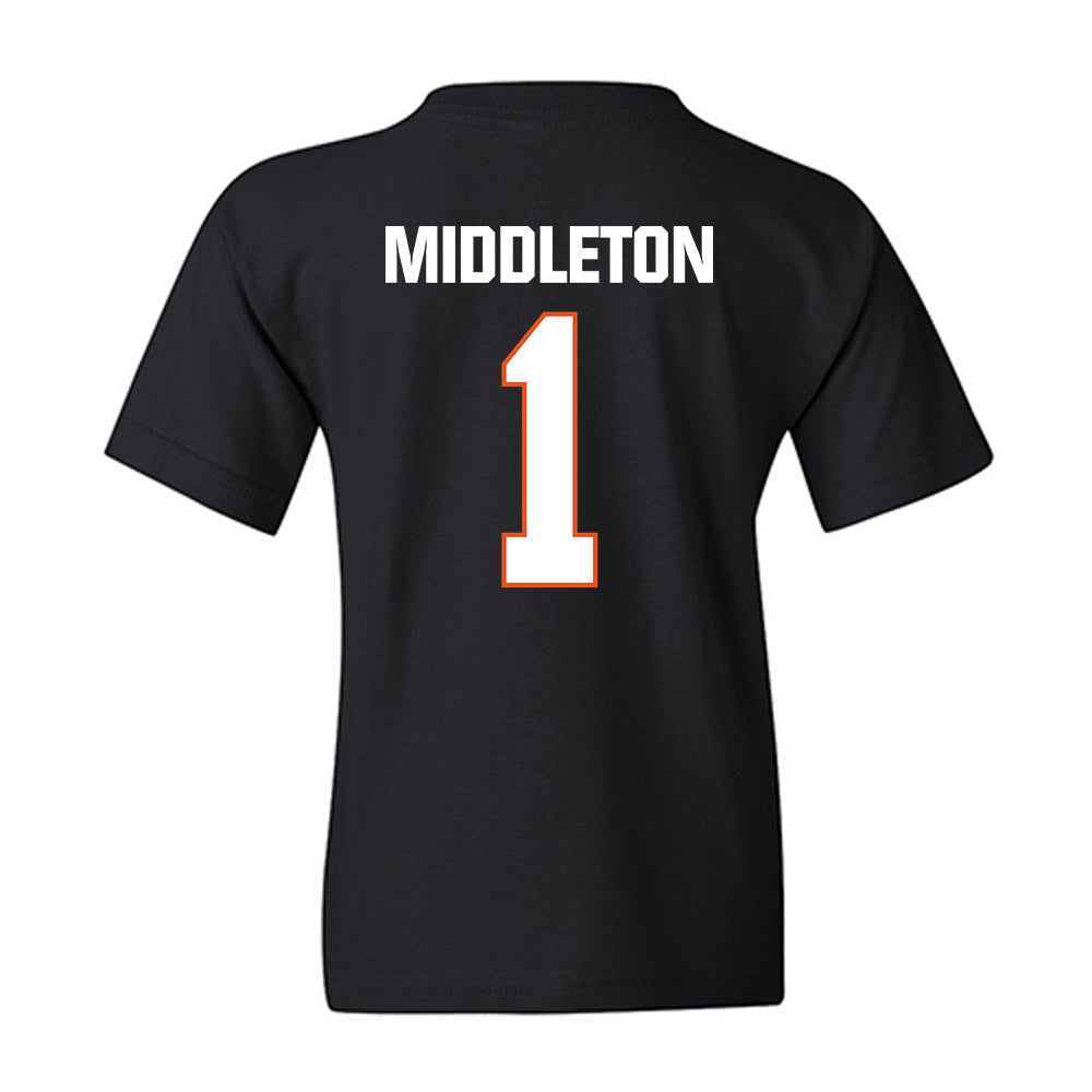 BGSU - NCAA Football : Allen Middleton - Classic Shersey Youth T-Shirt-1