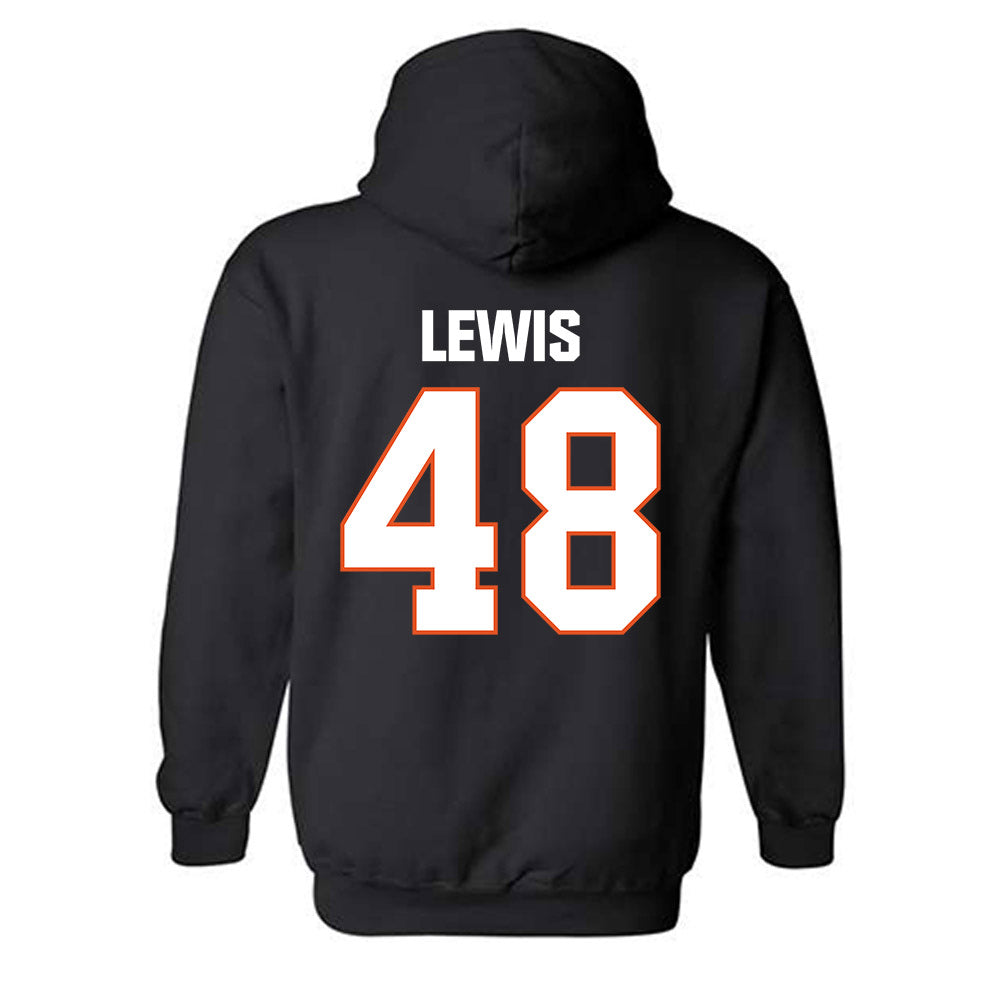 BGSU - NCAA Football : Quentin Lewis - Classic Shersey Hooded Sweatshirt-1