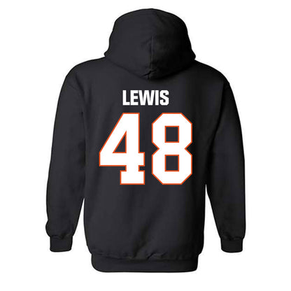 BGSU - NCAA Football : Quentin Lewis - Classic Shersey Hooded Sweatshirt-1
