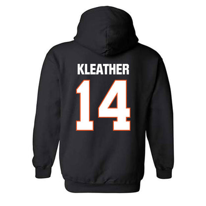 BGSU - NCAA Football : Jackson Kleather - Classic Shersey Hooded Sweatshirt-1