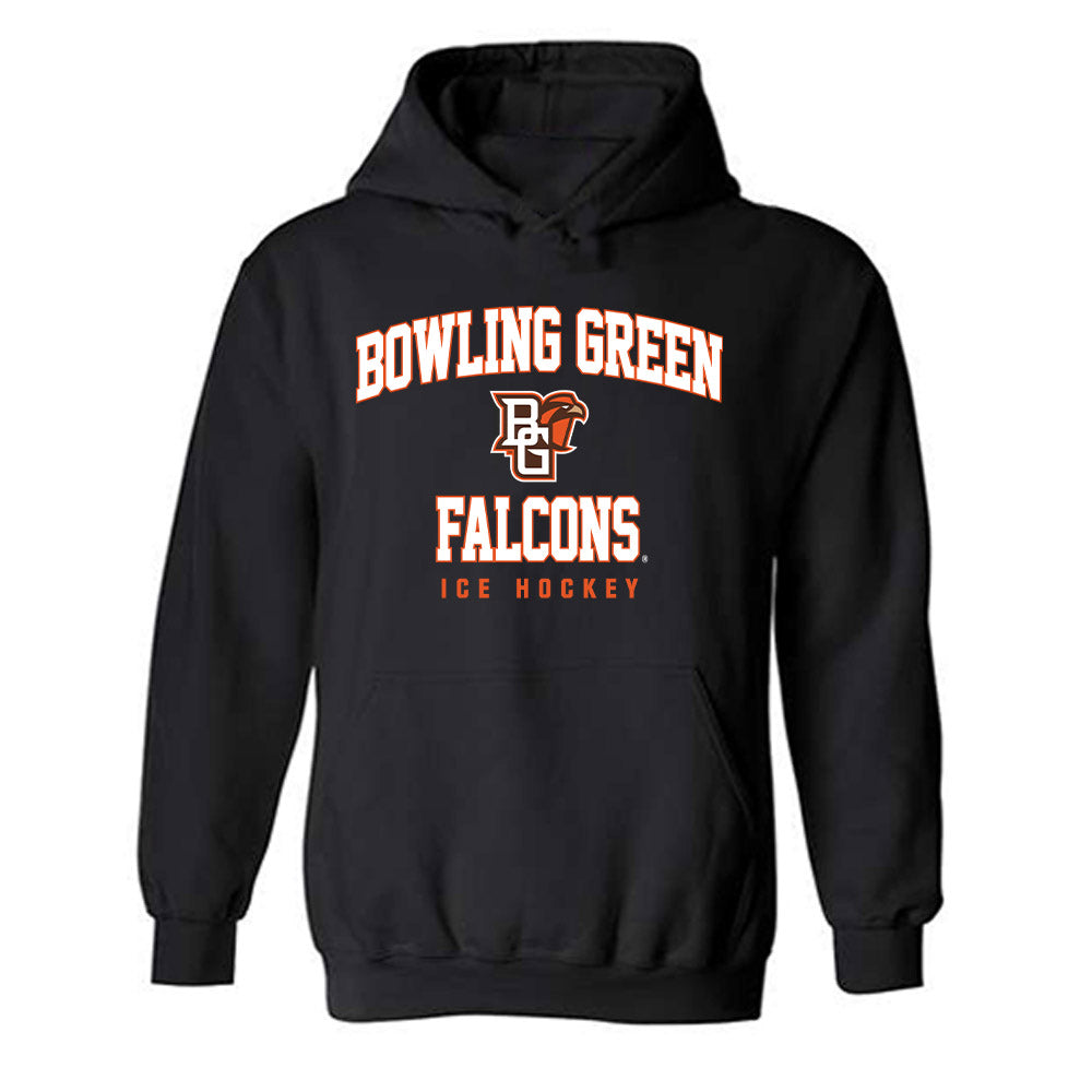 BGSU - NCAA Men's Ice Hockey : Nick O'Hanisain - Classic Shersey Hooded Sweatshirt-0