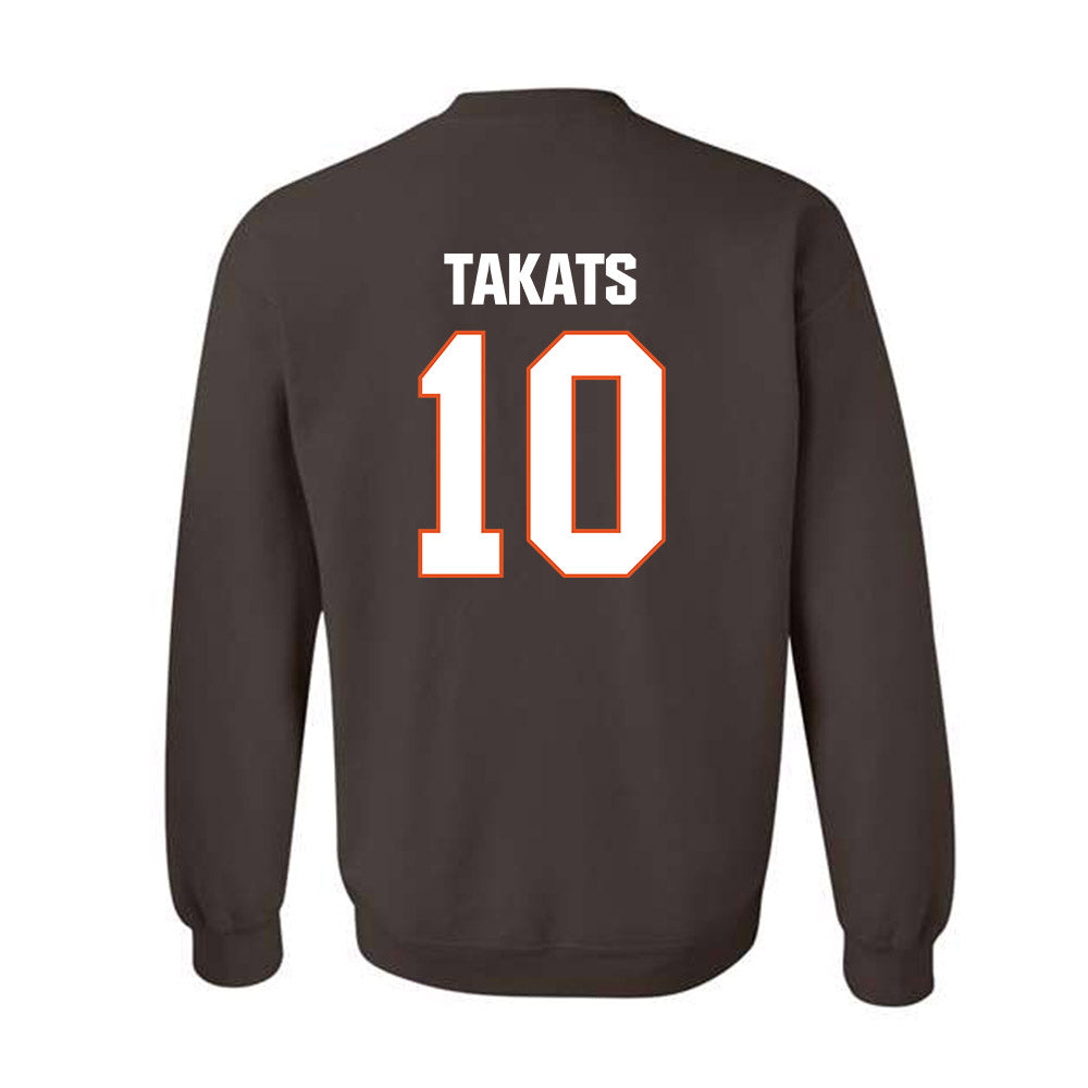 BGSU - NCAA Baseball : TJ Takats - Classic Shersey Crewneck Sweatshirt-1