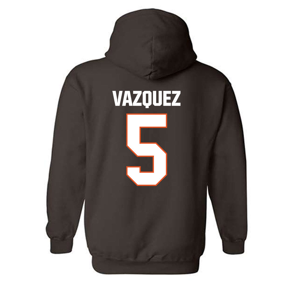 BGSU - NCAA Football : Victor Vazquez - Classic Shersey Hooded Sweatshirt-1