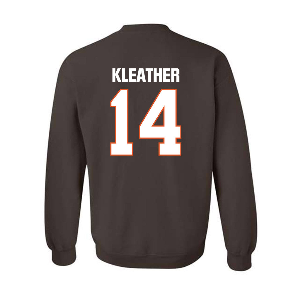 BGSU - NCAA Football : Jackson Kleather - Classic Shersey Crewneck Sweatshirt-1