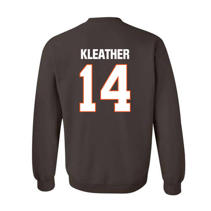 BGSU - NCAA Football : Jackson Kleather - Classic Shersey Crewneck Sweatshirt-1