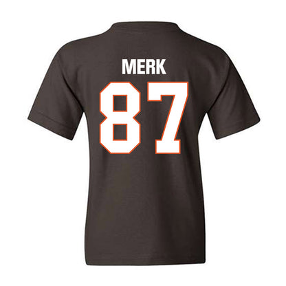 BGSU - NCAA Football : Jared Merk - Classic Shersey Youth T-Shirt-1