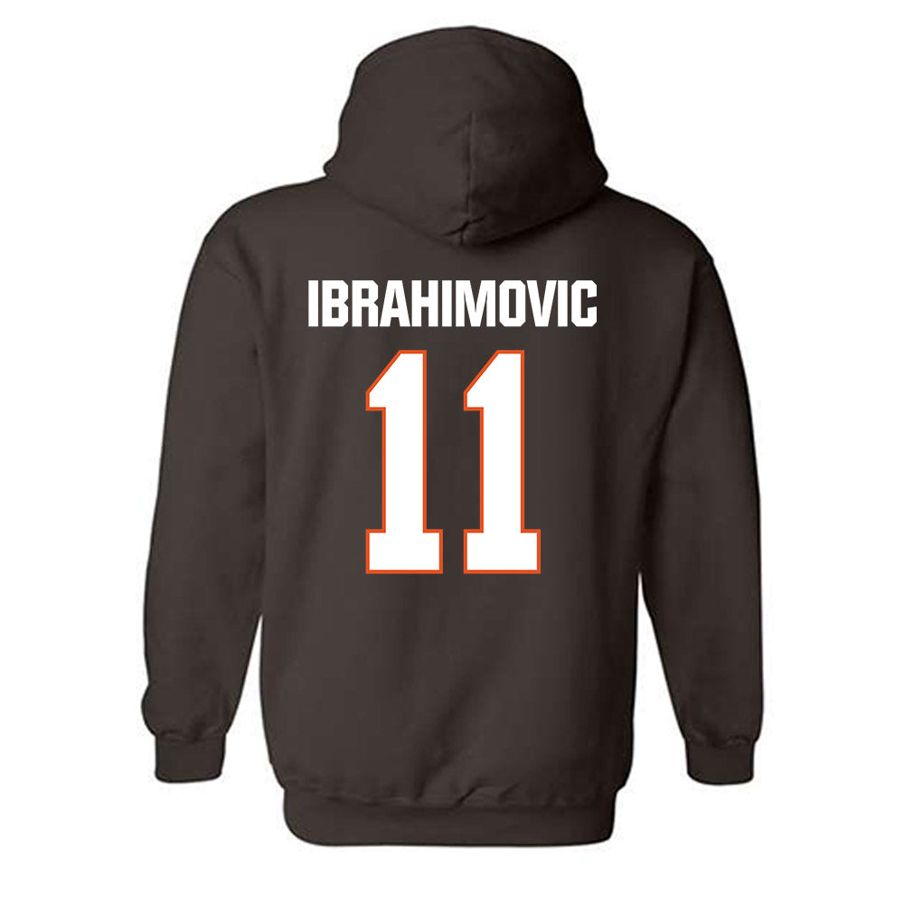 BGSU - NCAA Men's Soccer : Adin Ibrahimovic - Classic Shersey Hooded Sweatshirt-1