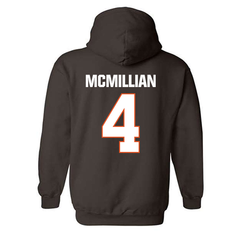 BGSU - NCAA Football : Chris McMillian - Classic Shersey Hooded Sweatshirt-1