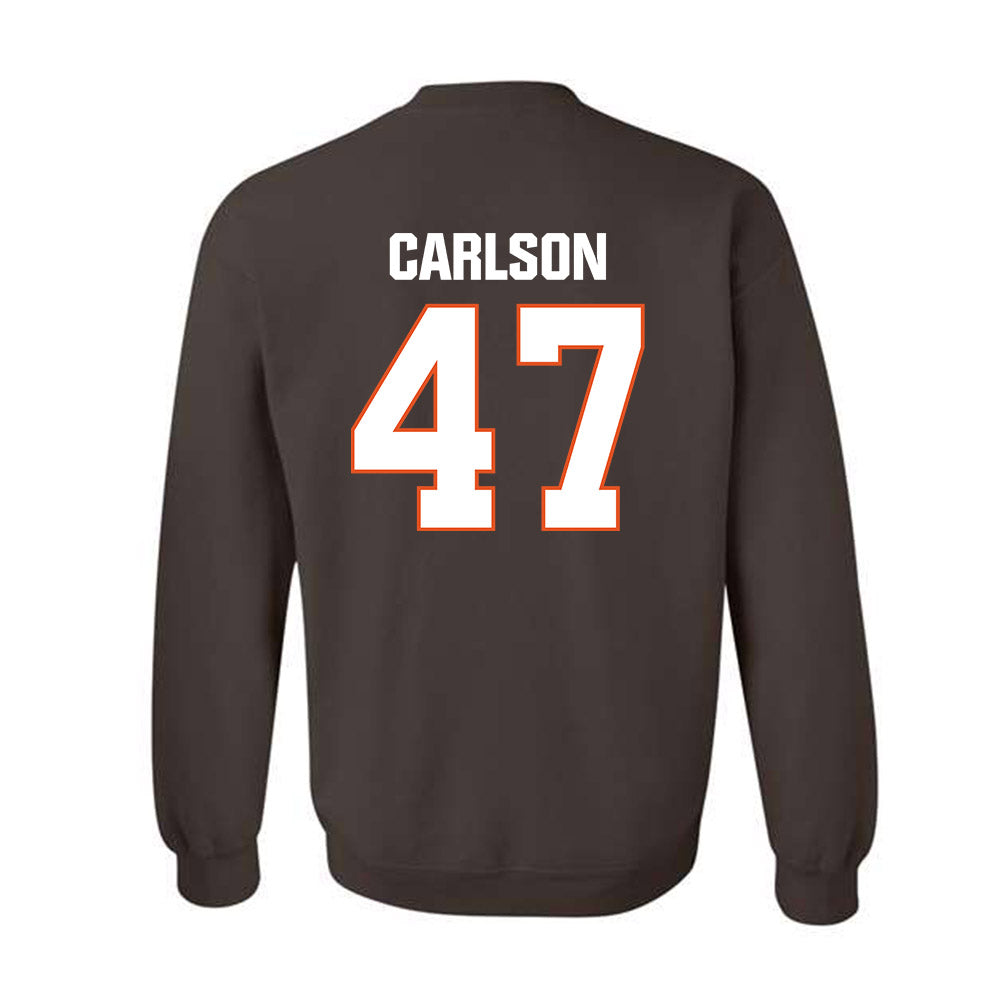 BGSU - NCAA Football : George Carlson - Classic Shersey Crewneck Sweatshirt-1