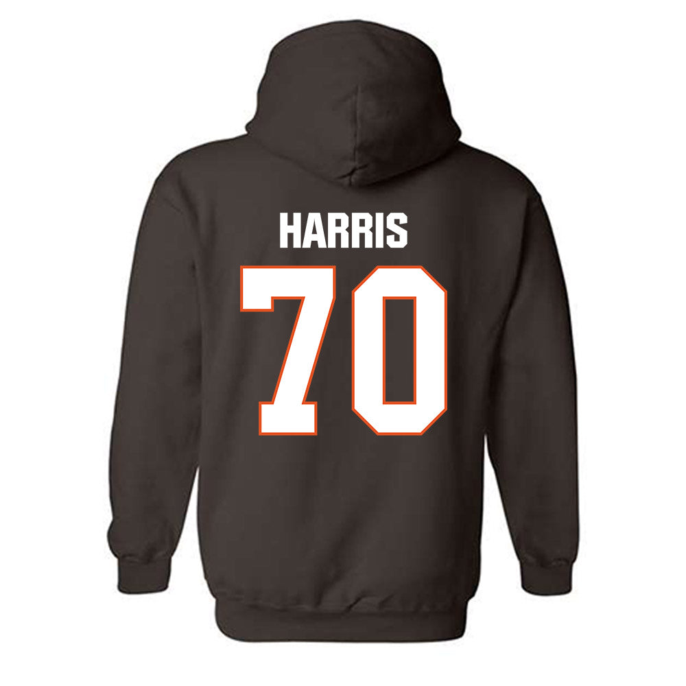 BGSU - NCAA Football : Alexander Harris - Classic Shersey Hooded Sweatshirt-1