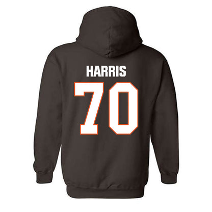 BGSU - NCAA Football : Alexander Harris - Classic Shersey Hooded Sweatshirt-1