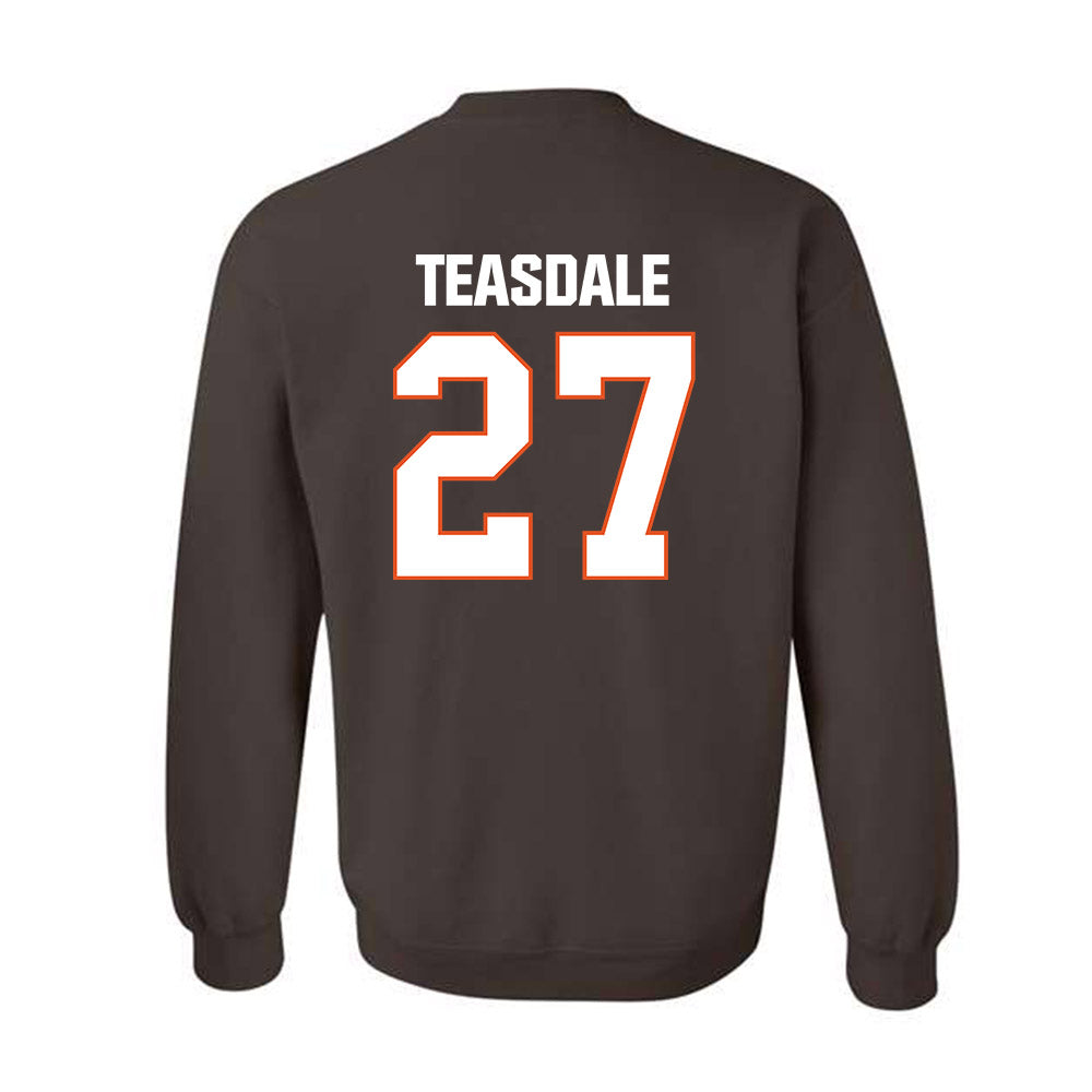 BGSU - NCAA Football : Coleman Teasdale - Classic Shersey Crewneck Sweatshirt-1