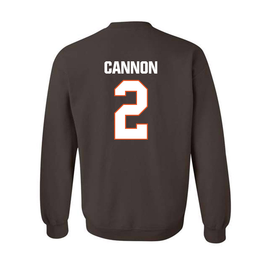 BGSU - NCAA Football : MJ Cannon - Classic Shersey Crewneck Sweatshirt-1