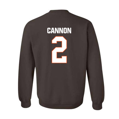 BGSU - NCAA Football : MJ Cannon - Classic Shersey Crewneck Sweatshirt-1