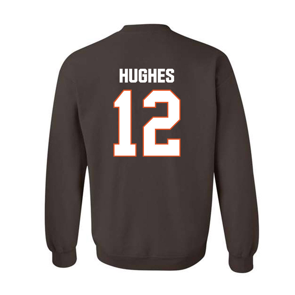 BGSU - NCAA Baseball : John Hughes - Classic Shersey Crewneck Sweatshirt-1