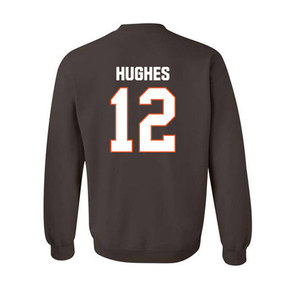 BGSU - NCAA Baseball : John Hughes - Classic Shersey Crewneck Sweatshirt-1