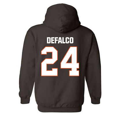 BGSU - NCAA Football : Bryce DeFalco - Classic Shersey Hooded Sweatshirt-1