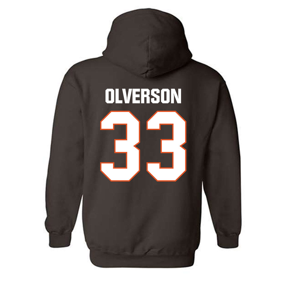 BGSU - NCAA Football : Jaimion Olverson - Classic Shersey Hooded Sweatshirt-1