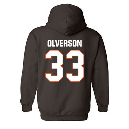 BGSU - NCAA Football : Jaimion Olverson - Classic Shersey Hooded Sweatshirt-1