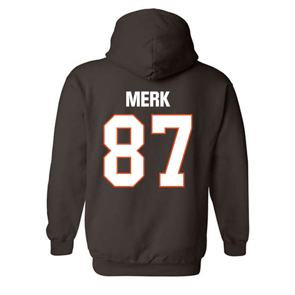 BGSU - NCAA Football : Jared Merk - Classic Shersey Hooded Sweatshirt-1