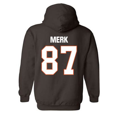 BGSU - NCAA Football : Jared Merk - Classic Shersey Hooded Sweatshirt-1
