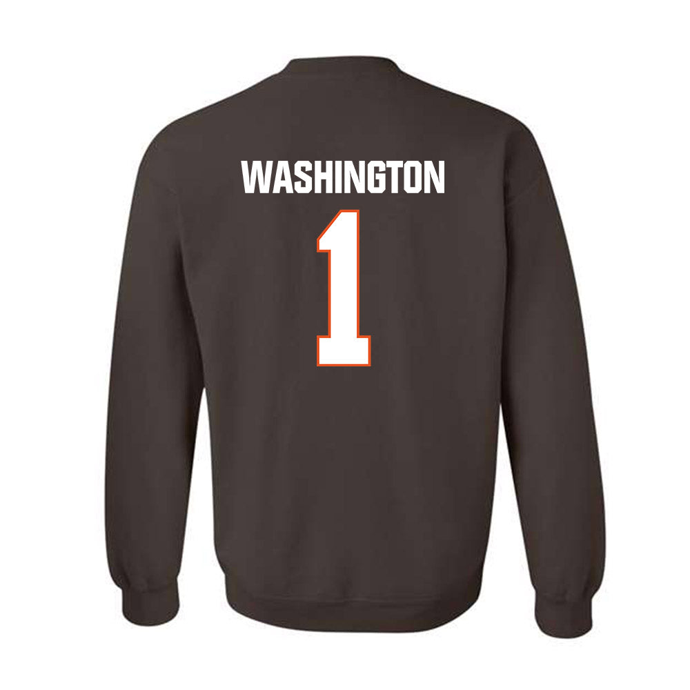BGSU - NCAA Football : Keyon Washington - Classic Shersey Crewneck Sweatshirt-1