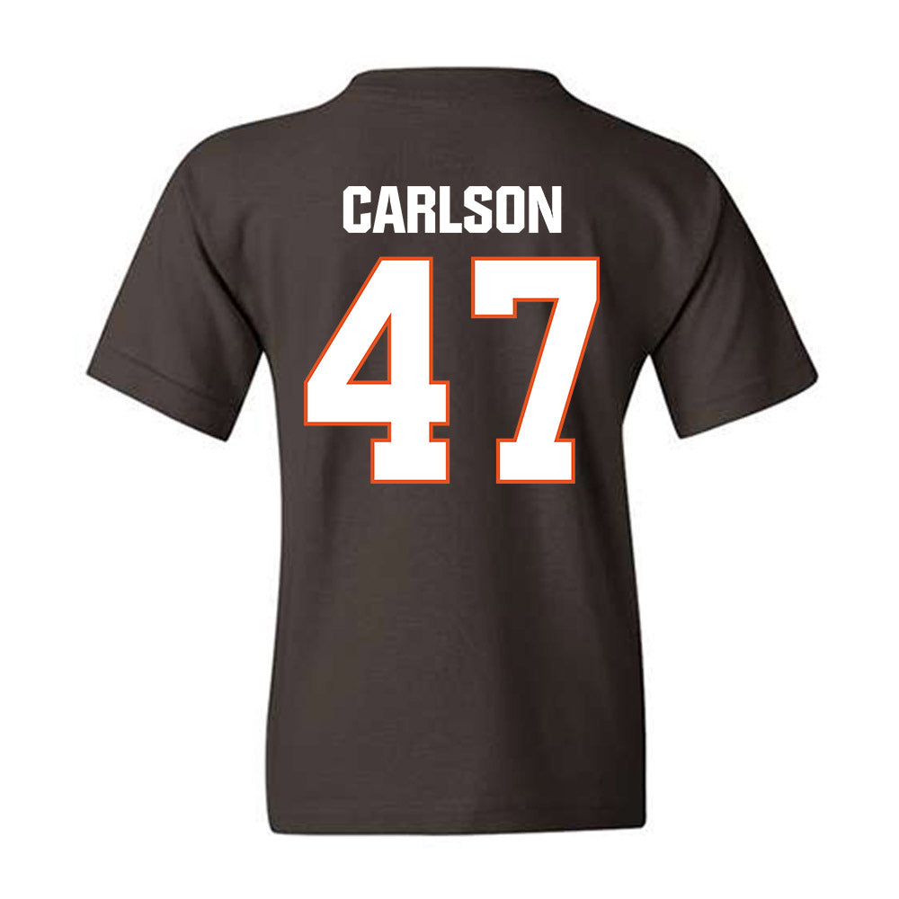 BGSU - NCAA Football : George Carlson - Classic Shersey Youth T-Shirt-1
