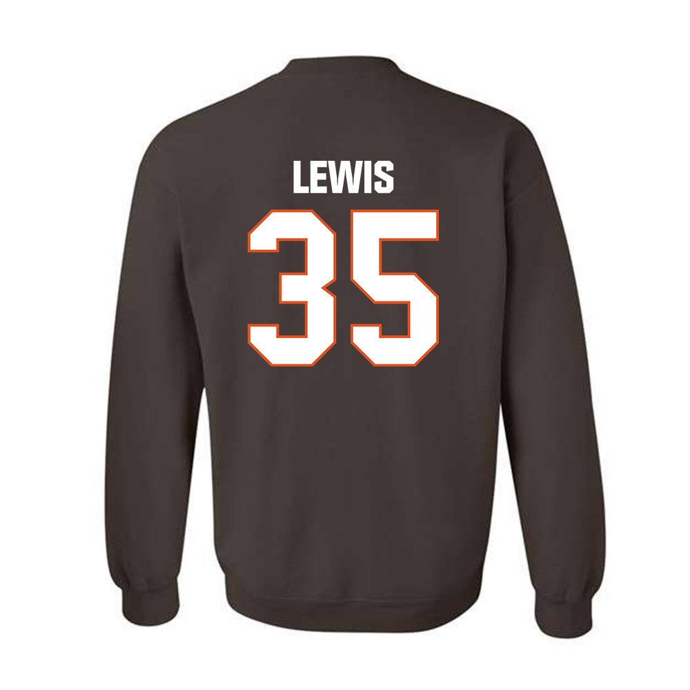 BGSU - NCAA Football : Cashmire Lewis - Classic Shersey Crewneck Sweatshirt-1