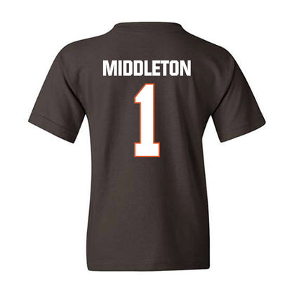 BGSU - NCAA Football : Allen Middleton - Classic Shersey Youth T-Shirt-1