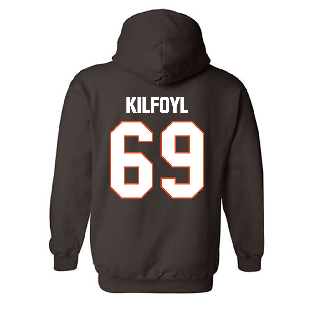 BGSU - NCAA Football : Andrew Kilfoyl - Classic Shersey Hooded Sweatshirt-1