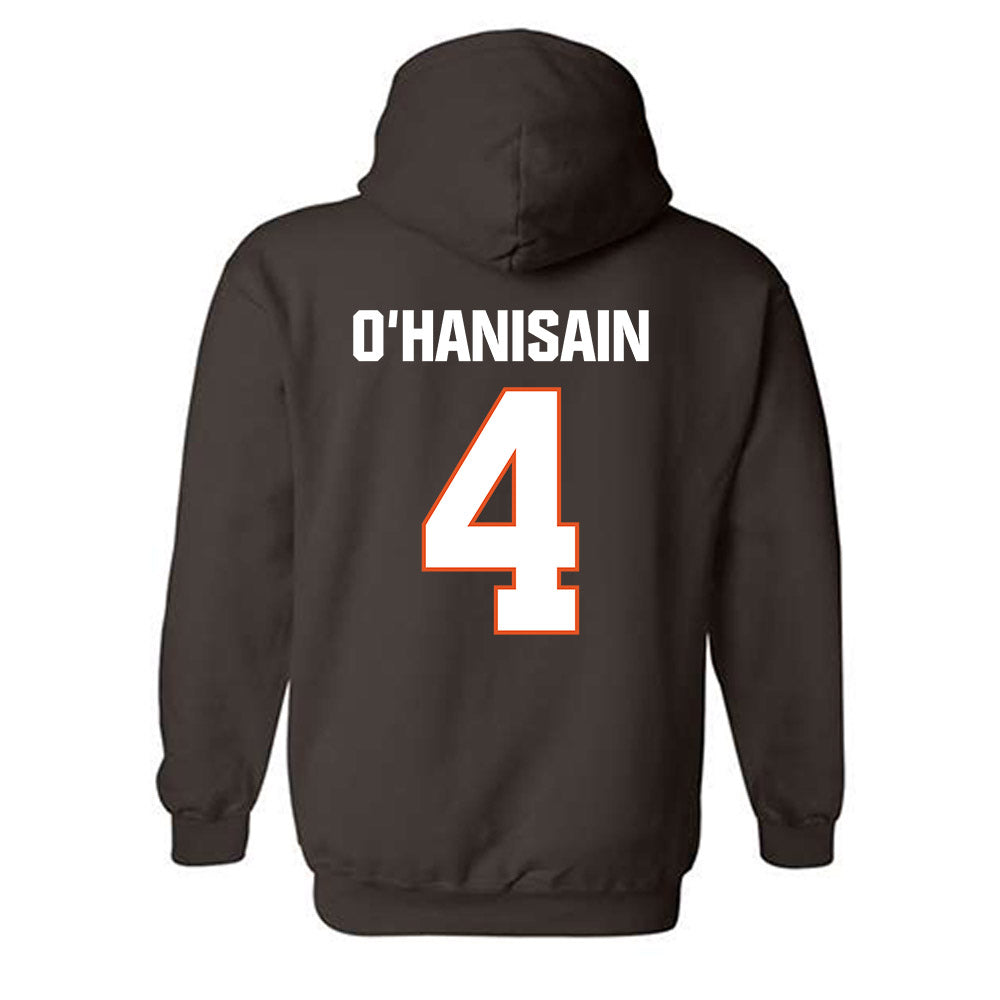 BGSU - NCAA Men's Ice Hockey : Nick O'Hanisain - Classic Shersey Hooded Sweatshirt-1