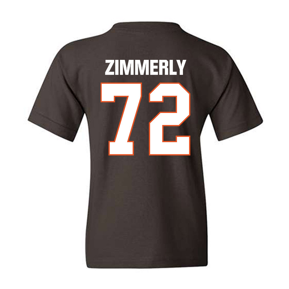 BGSU - NCAA Football : Cade Zimmerly - Classic Shersey Youth T-Shirt-1