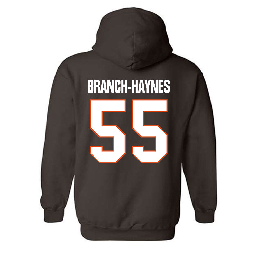 BGSU - NCAA Football : Evan Branch-Haynes - Classic Shersey Hooded Sweatshirt-1