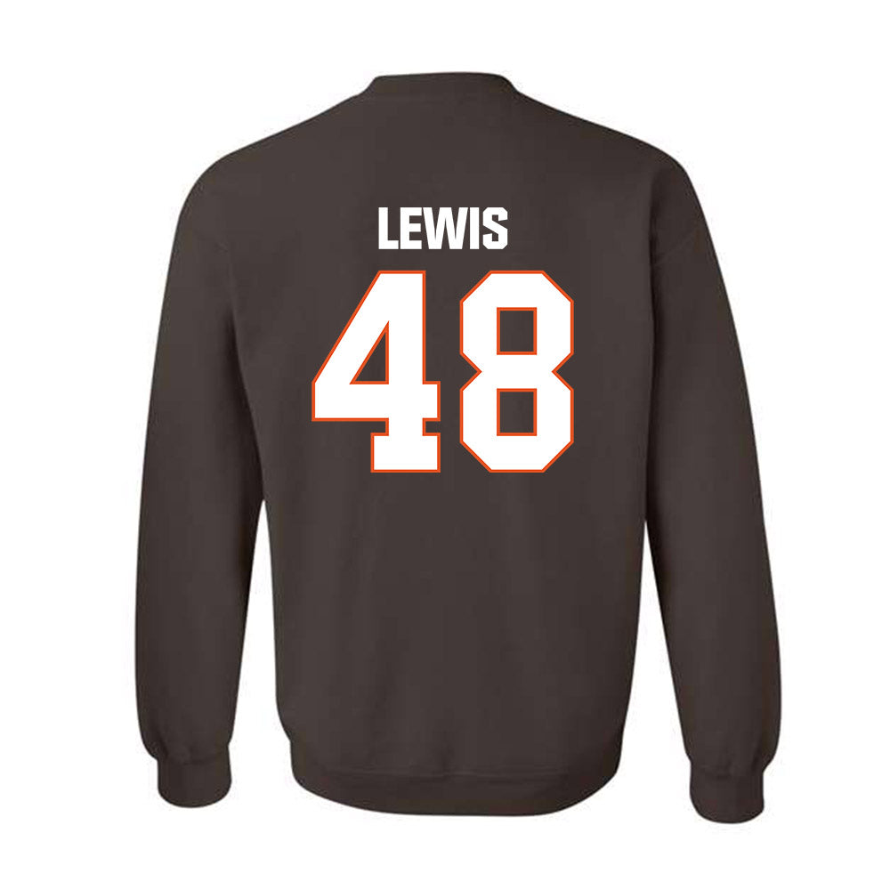 BGSU - NCAA Football : Quentin Lewis - Classic Shersey Crewneck Sweatshirt-1